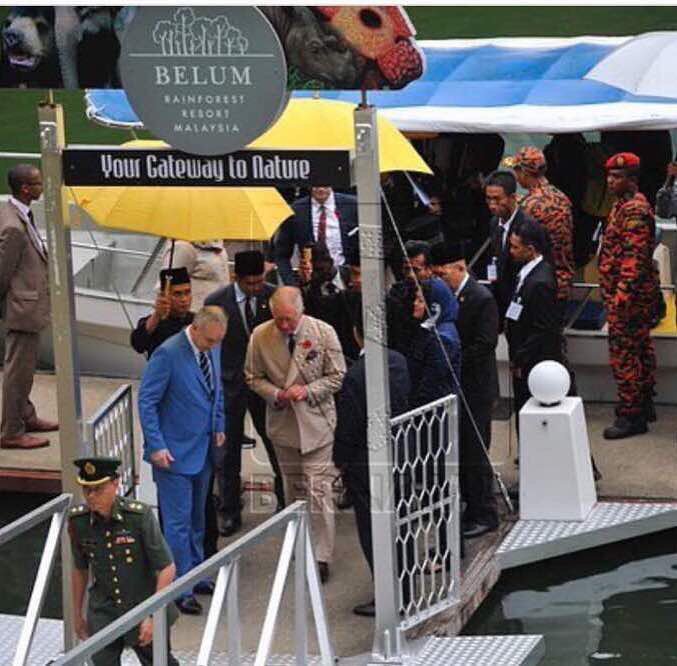 BelumRainforest's tweet photo. Belum Rainforest Resort welcome Prince Charles, the Prince of Wales to our resort. #BelumRainforestResort #RoyalVisitMY #PrinceCharles https://t.co/U0QpF3Xfqi
