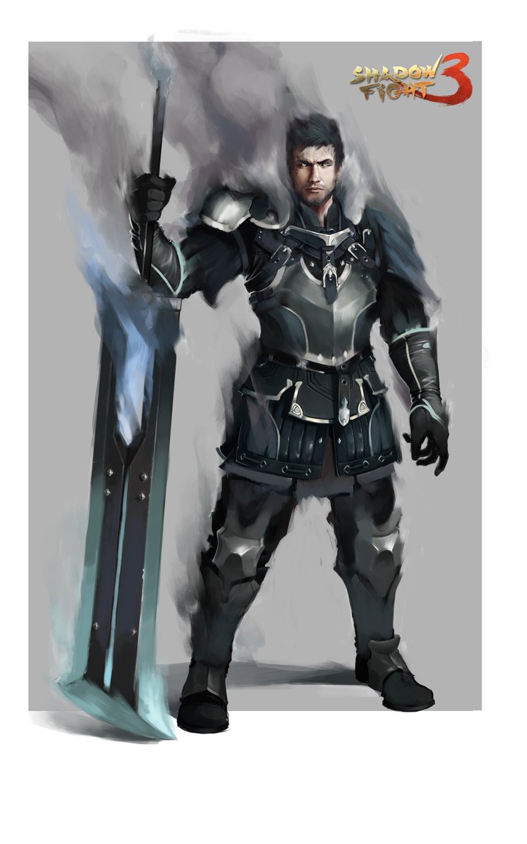 ShadowFight_3's tweet photo. Your battle is nigh, warriors. How are you getting prepared for #ShadowFight3? Marcus decided to not waste any time left. #hero #legion #art https://t.co/GgOisLupx9