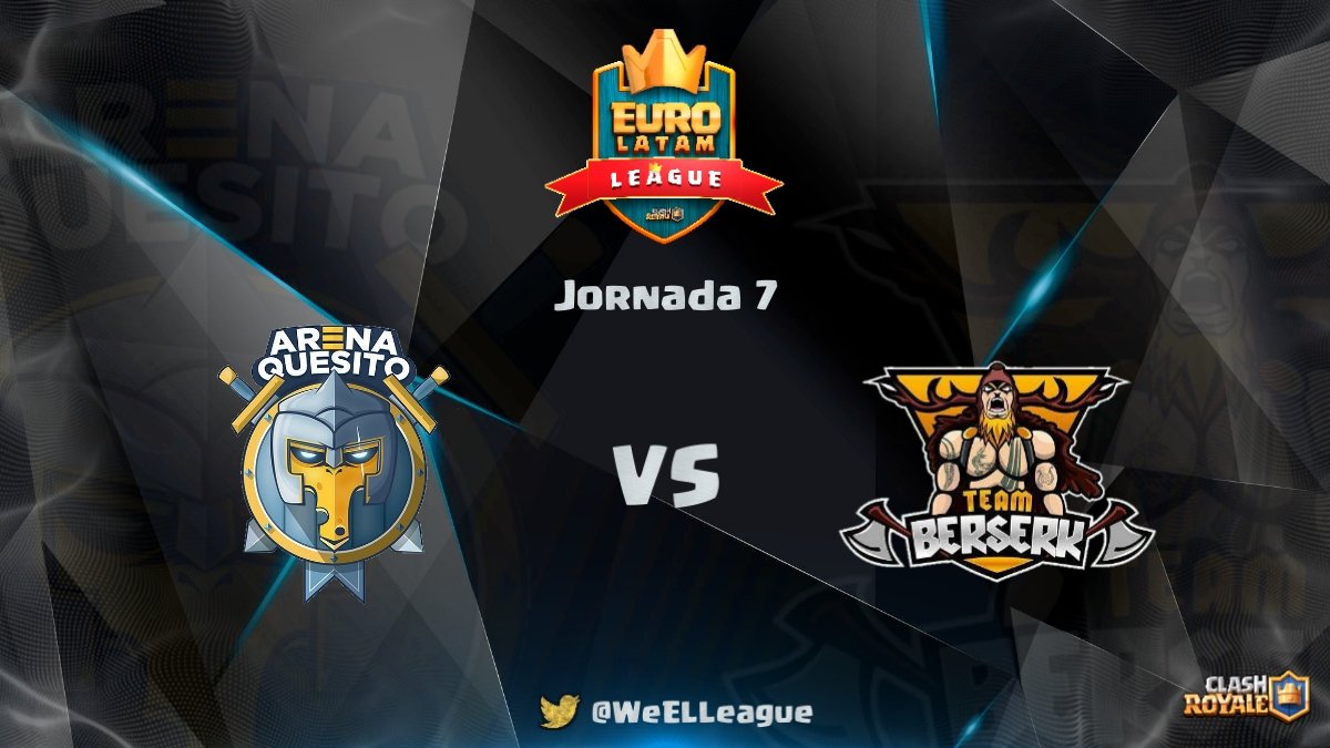 kingtc10's tweet photo. ✔️Jornada 7
⏺️Arena Quesito vs Team Berserk
⏺️07/11/17
⏺️15:00 MX - 22:00 Esp https://t.co/NoOOyVGRO3