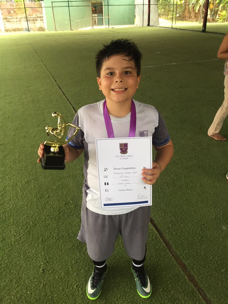 Best striker from Centaur house striking 5 goals. #BSCY6