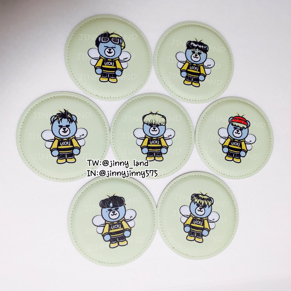 Jinny A Twitter Ikonクランクレザーハンドミラー 95mm 鏡が見える部分は75mm 私の描いたikonクランクのハチさんバージョンハンドミラーです ご注文 お問い合わせは詳細のご確認後 Dm頂けると嬉しいです 宜しくお願い致します