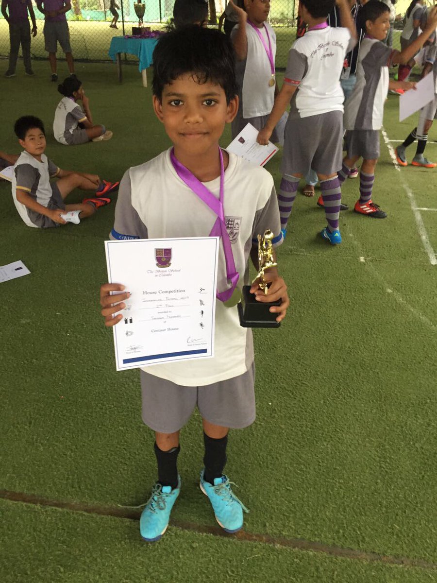 Best defender in boys Inter house football today from Centaur house! #BSCY6