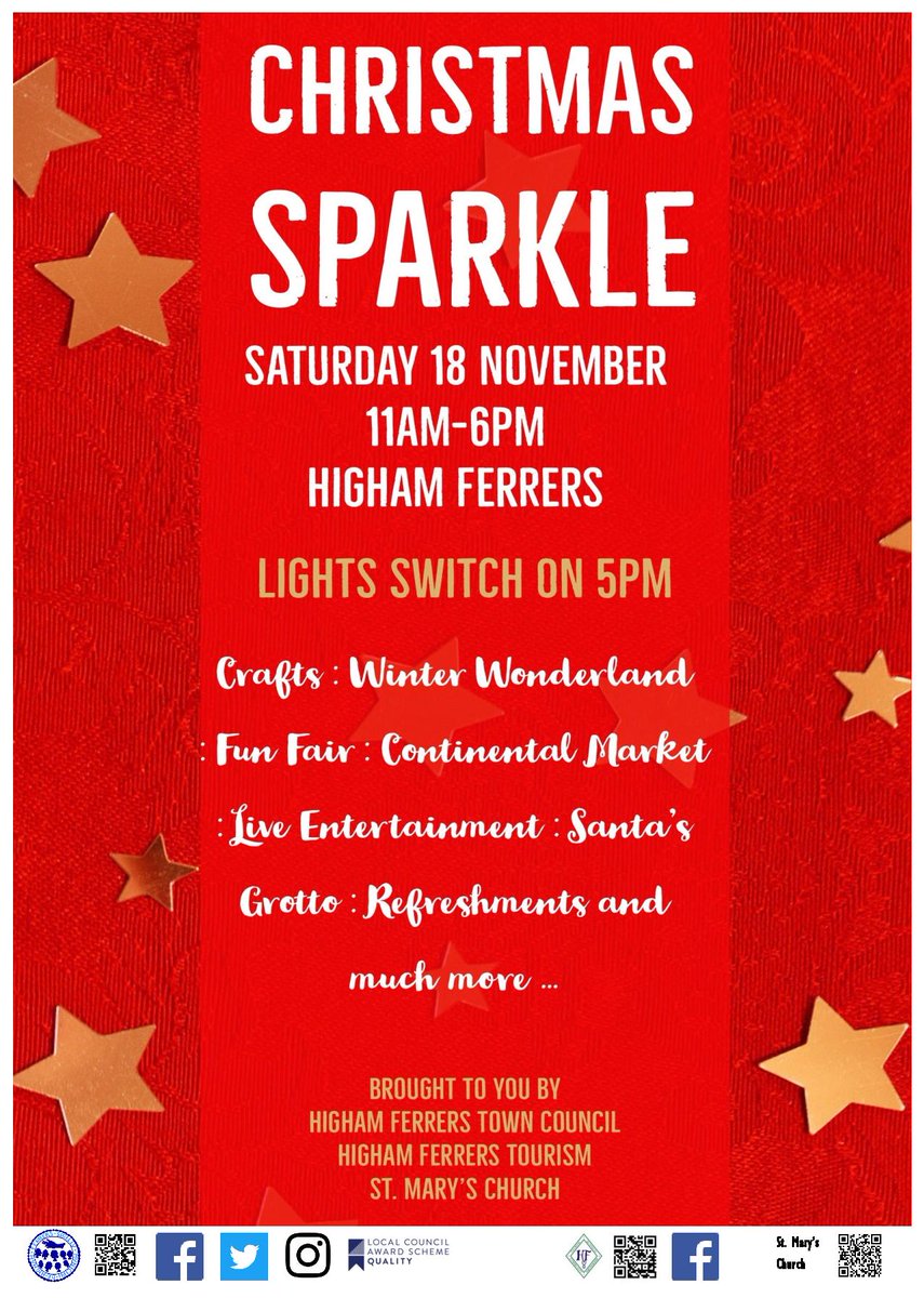 HighamFerrersTC's tweet image. #HFCS2017 #CONTINENTALMARKET #FUNFAIR #CRAFTFAIR #WINTERWONDERLAND #SANTASGROTTO #ROASTEDCHESTNUTS #HIGHSTREET #WORKINGMENSCLUB #PROSECCO