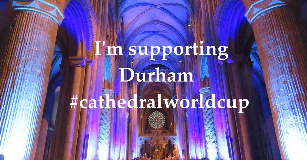 durhamcathedral's tweet photo. Your vote could win us the #cathedralworldcup semifinal! Vote here: https://t.co/MiYl3EVH5g and don't forget to RT &amp; tag us when you vote! https://t.co/DwwAZjbFf4