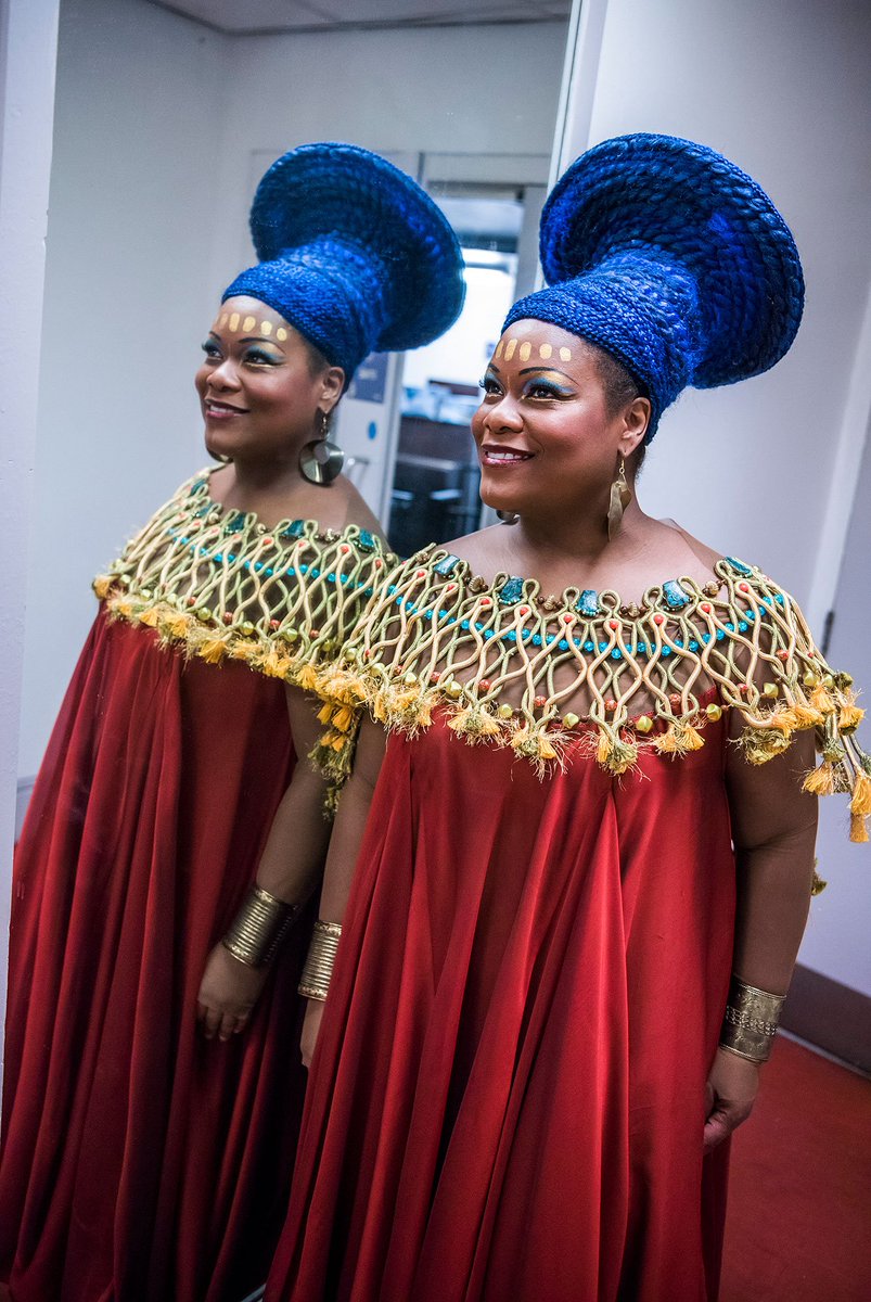 E_N_O's tweet photo. Attending #ENOAida this evening? It's Latonia Moore's last show playing Aida. 
Toi toi toi for tonight's performance! https://t.co/g62Kejjbf6