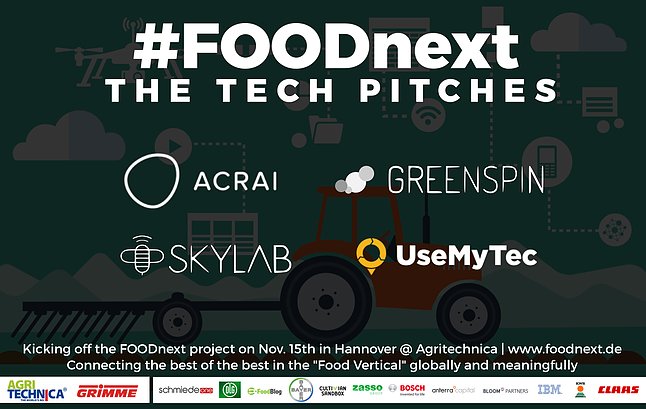 UseMyTec's tweet image. Im Rahmen der #Agritechnica gibt uns foodnext.de die Chance uns vor internationalen Top-Experten der Agrarwelt zu präsentieren!