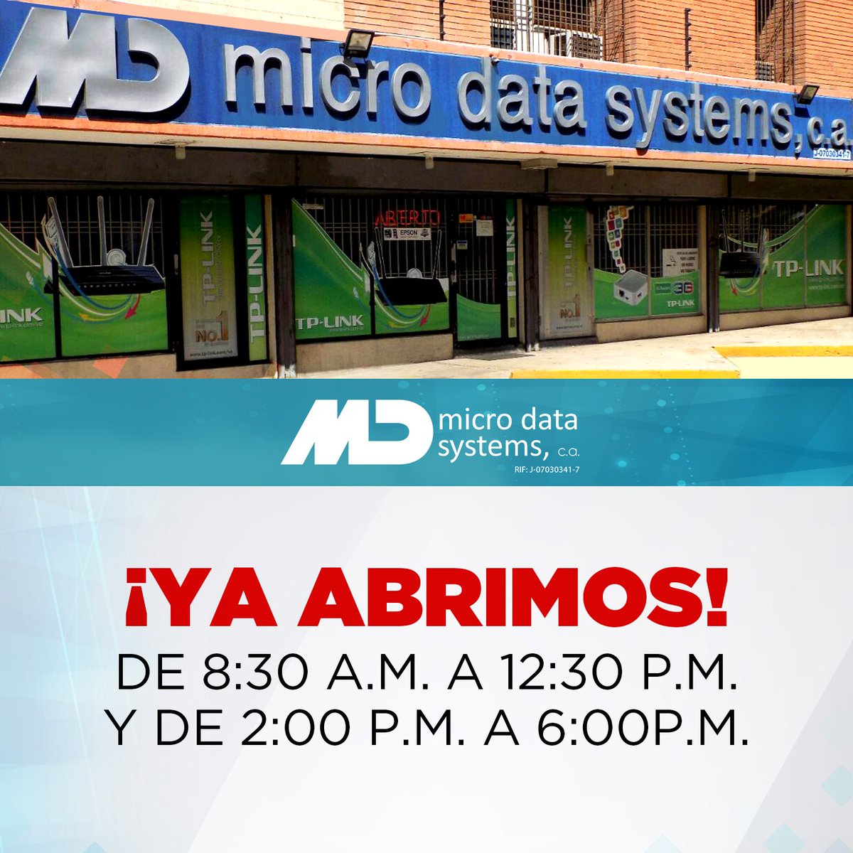 microdatasystem's tweet photo. En la av. 20 con calle 72, Res. Barlovento ya los estamos esperando. #MicroDataSystems https://t.co/LMesml32Sx
