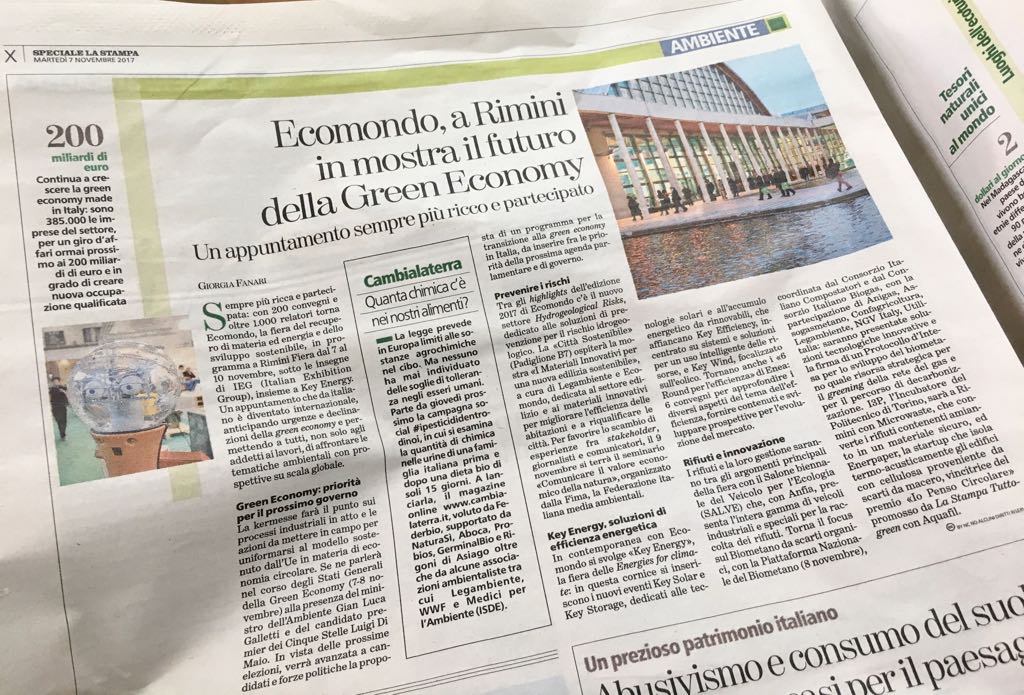 GioFanari's tweet photo. Oggi inizia @Ecomondo e su @tuttogreenLST c'è il mio articolo con alcuni appuntamenti da non perdere :) Ci vediamo in fiera! https://t.co/wCIRaMZZVV