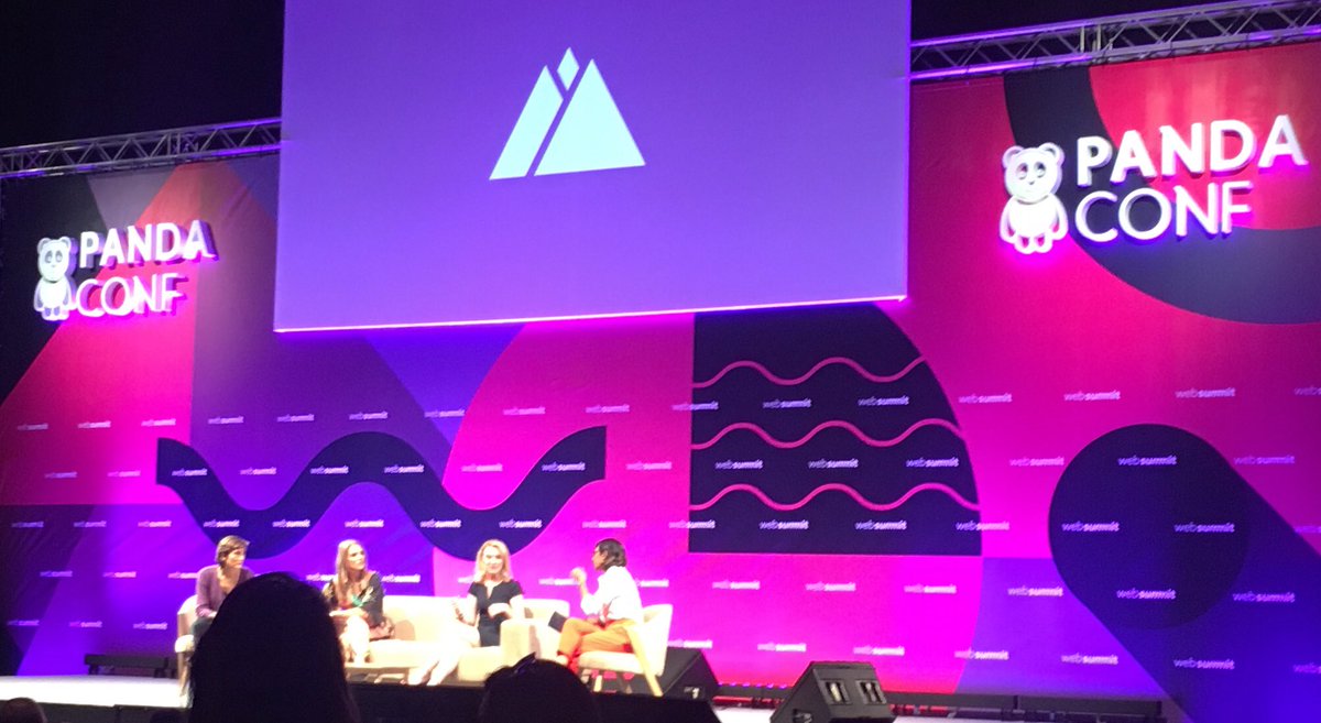 ambuzzador's tweet photo. Now that‘s a #panel „adjusting to digi revolution“ @WebSummit #womenrules.“Only through data we can manage a real #omnichannel approach! ^FS https://t.co/4U4AX2qeC7