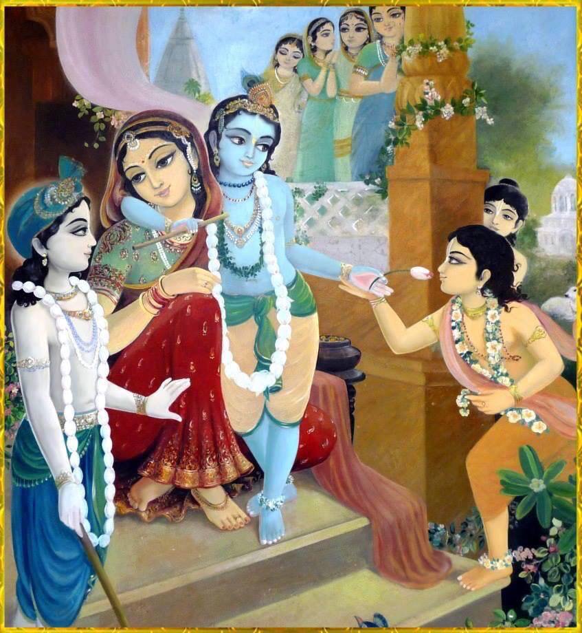 KrishnaDharma's tweet photo. God is moved only by love. https://t.co/0MD3KCnVrU
