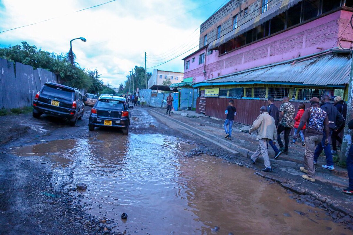 RealJaguarKenya's tweet photo. Took a tour of pangani and ngara wards to assess the state of the roads and drainage. https://t.co/yVHIjBEFuN
