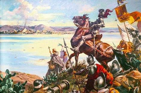 edgarvedder's tweet photo. 7 de Noviembre de 1519.
Hernán Cortés entra a Tenochtitlan. ¿Por qué -Moctezuma- dejaste entrar a tantos enemigos a esta tierra? ¿Por qué? https://t.co/DEg8MsX0nD