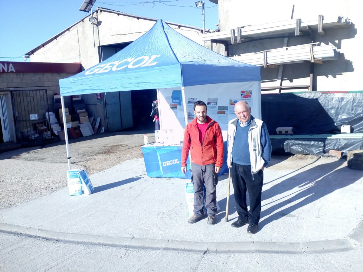 GECOLoficial's tweet photo. Ayer otra jornada PVA en Almacenes Noroeste, en Matellanes de Aliste, Zamora con  @MMorteGECOL acompañado de los D. Domingo Rivas e hijo https://t.co/agtA8XHByx