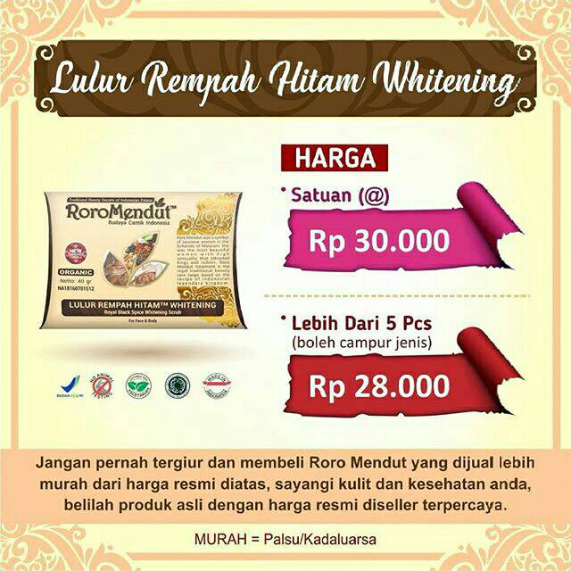 Saya menjual LULUR REMPAH ... seharga Rp28.000. Dapatkan produk ini hanya di Shopee! shopee.co.id/tiwantiolshop/… #ShopeeID