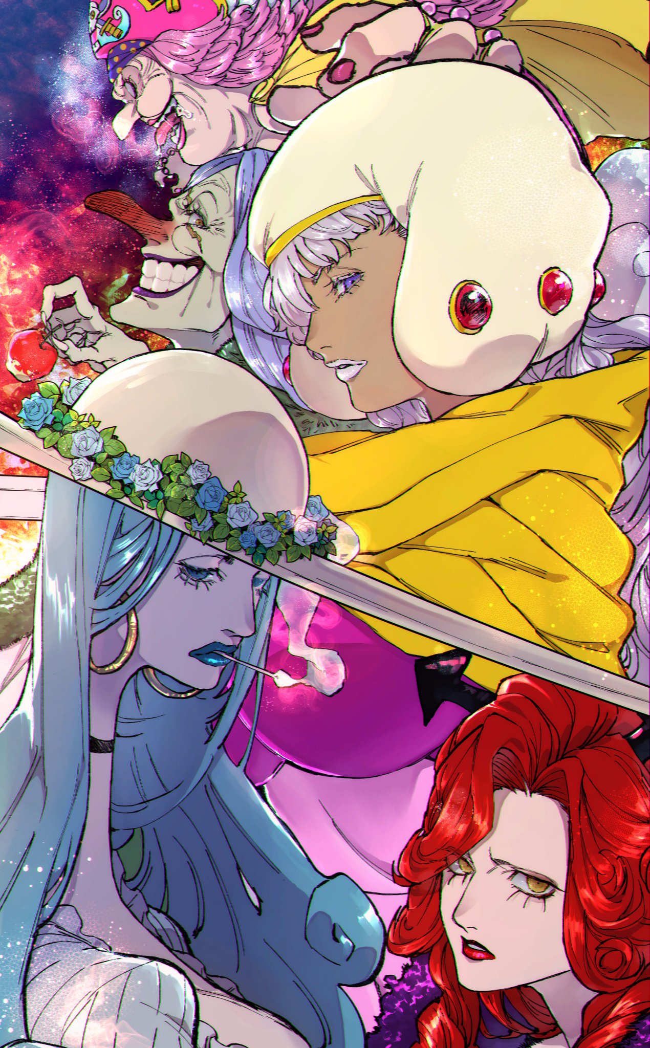 O Xrhsths ℕ𝕆ℝ𝕆 Lineマンガ描いてます𓃠 Sto Twitter Onepiece ビッグマム海賊団より スムージー ガレット アマンド ブリュレ ママ Woman