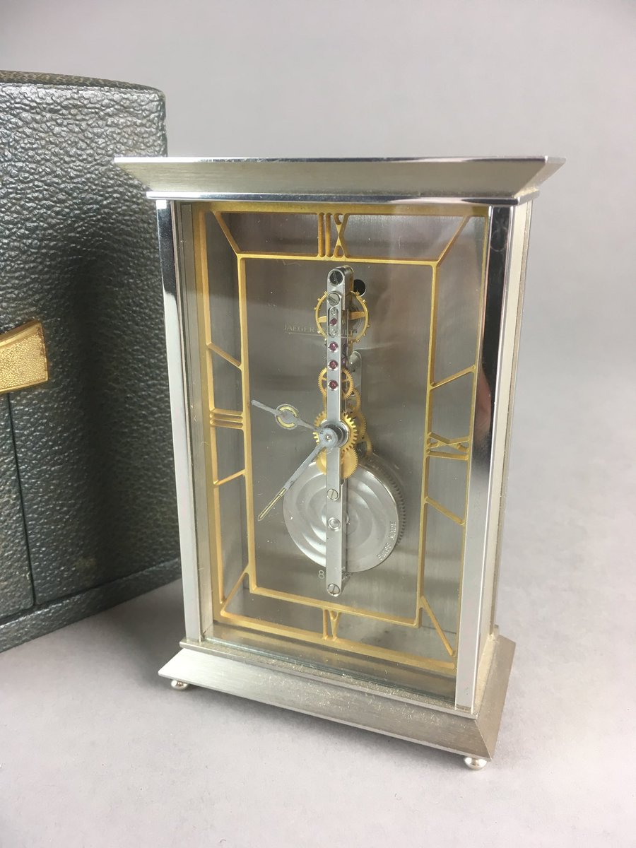 Another valuation day find @hallsfineart Jaeger LeCoultre skeleton mantel timepiece. Free valuations  Mondays 10am-1pm #Shrewsbury SY43DR