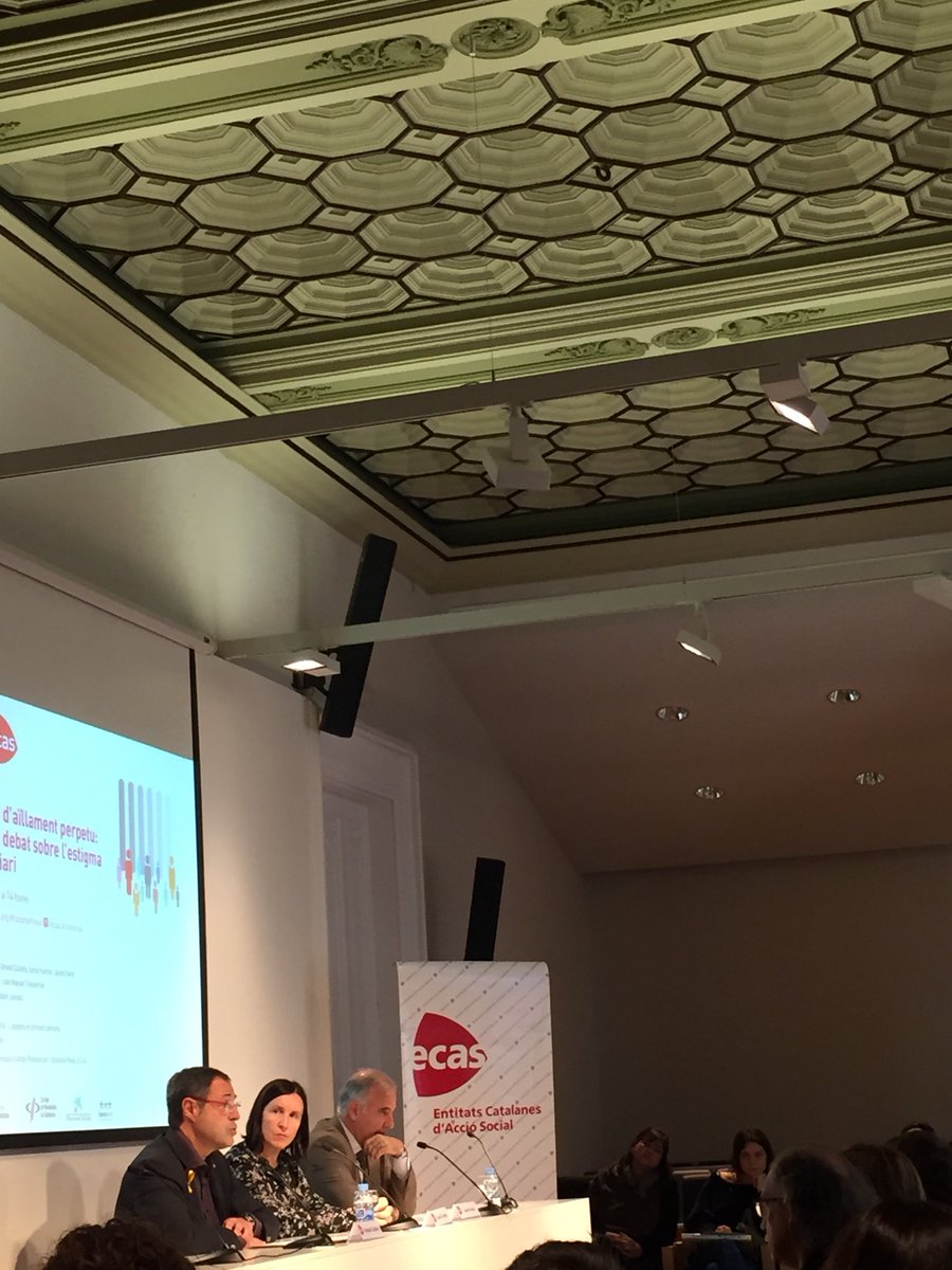 Jornada sobre l’estigma penirenciari <a href="/ecasacciosocial/">ECAS - Entitats Catalanes d'Acció Social</a> <a href="/justiciacat/">Justícia</a>