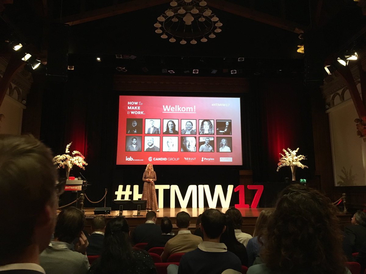 mappello's tweet photo. So it begins! #HTMIW17 @ImproveDigital https://t.co/i2qG3PUeOW