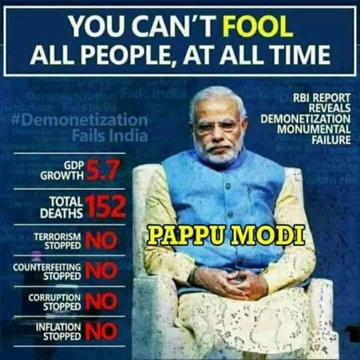 inckamalpreet's tweet photo. Shouldn't #Demonetisation renamed as #TheModiDisaster 

#DemonetisationDisaster 
@Mhatre_Sheetal @INCMaharashtra @JantaKaReporter @officeRGFan @INCIndia @INCIndiaLive https://t.co/uAJLfCYLvH