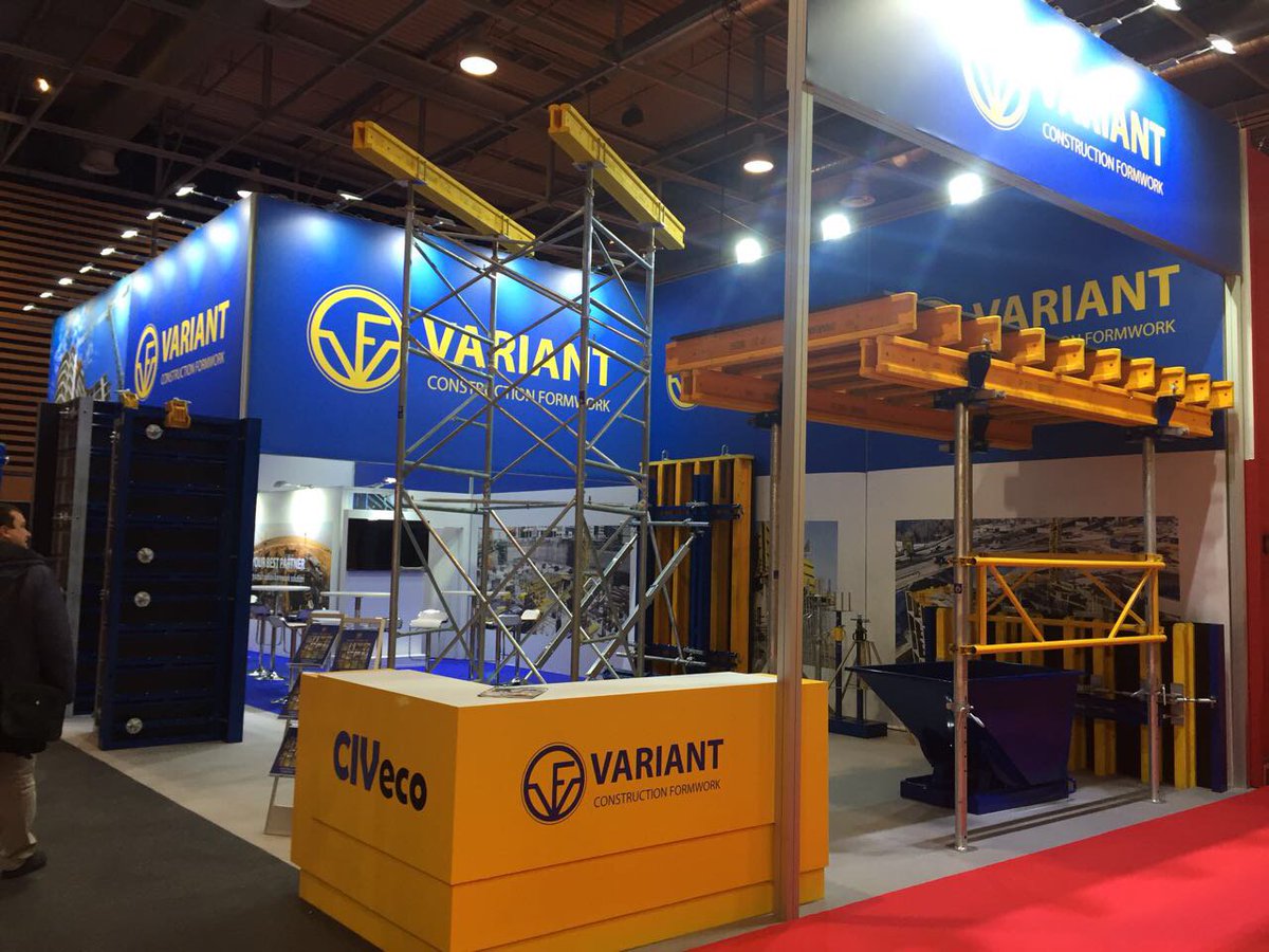 VariantFactory's tweet image. The first day of the exhibition was a great success! We were glad to meet guests at our stand.#Batimat2017 #Paris #constructionexhibition