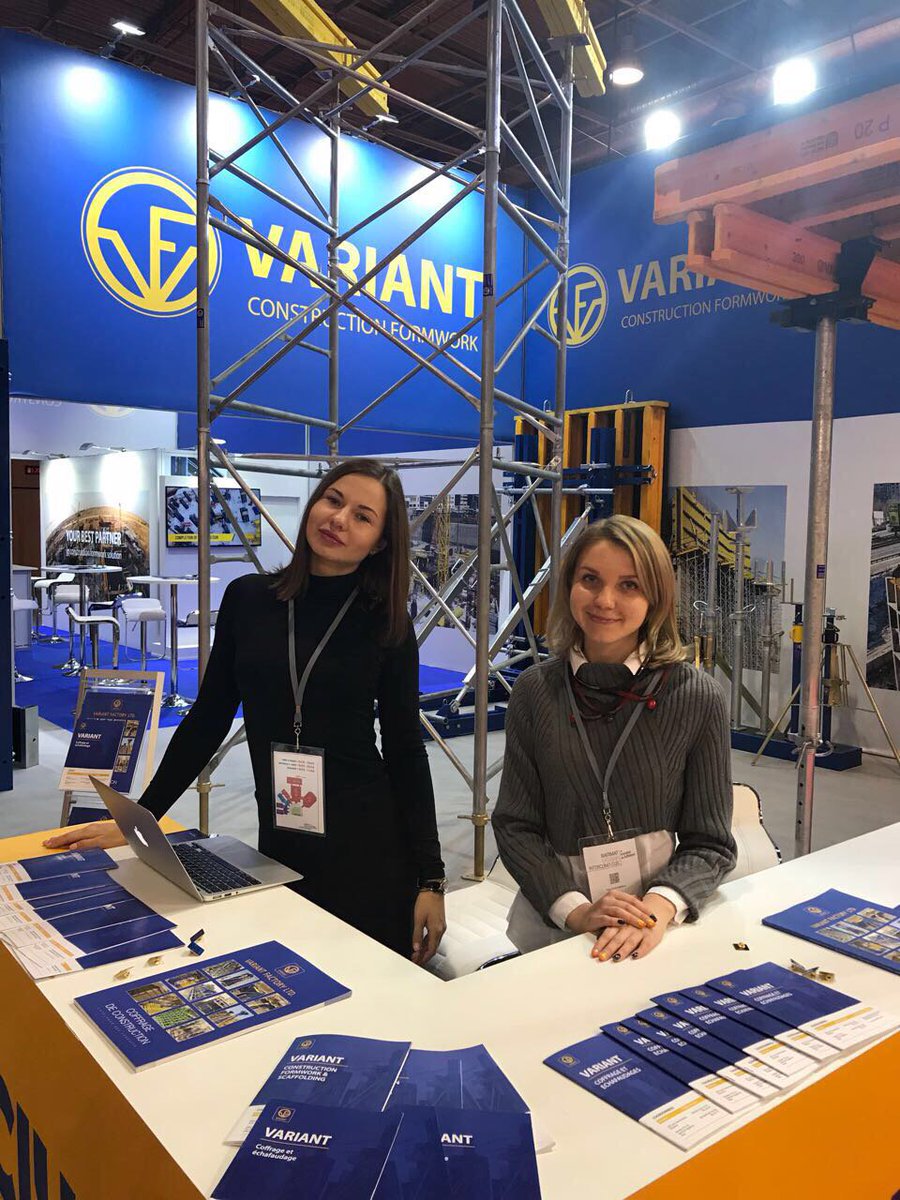 VariantFactory's tweet image. The first day of the exhibition was a great success! We were glad to meet guests at our stand.#Batimat2017 #Paris #constructionexhibition
