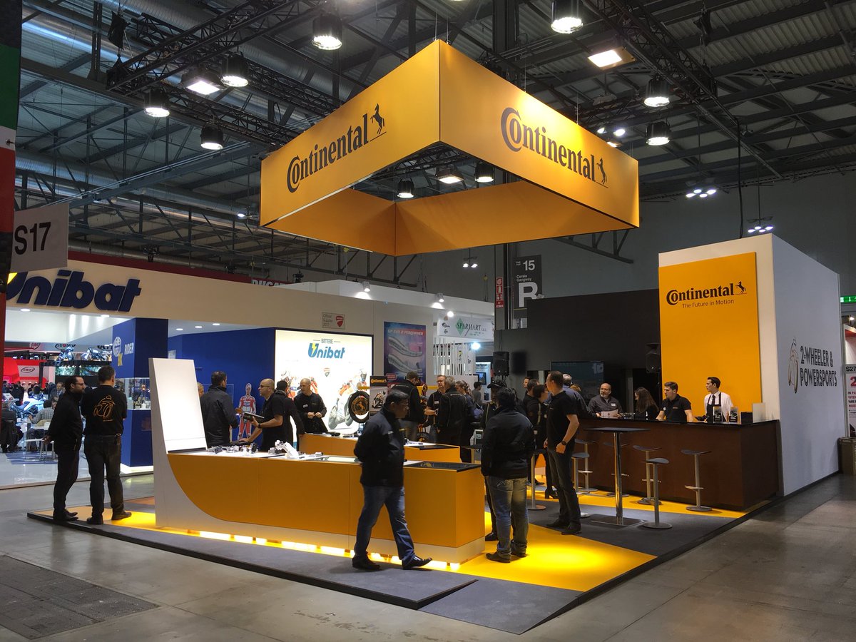 #eicma2017 Appuntamento con la conferenza stampa Continental alle 12.45, pad. 15, stand S27