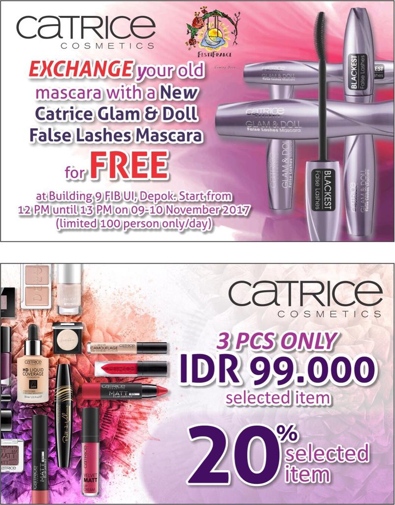 Punya maskara baru secara GRATIS?😨 Tukarkan maskara lamamu dengan CATRICE Glam &amp; Doll False Lashes Mascara!😦 GIMANA CARANYA? 😧