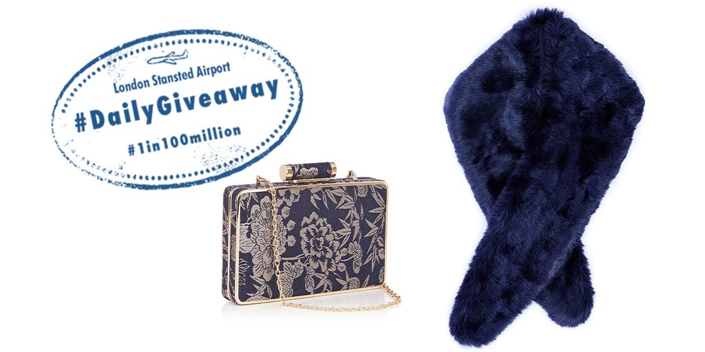 Festive party season is upon us! 🌟 To #WIN the <a href="/OasisFashion/">oasisfashion</a> Jacquard box clutch &amp; faux fur tippet, Follow, RT &amp; Reply with #1in100Million!