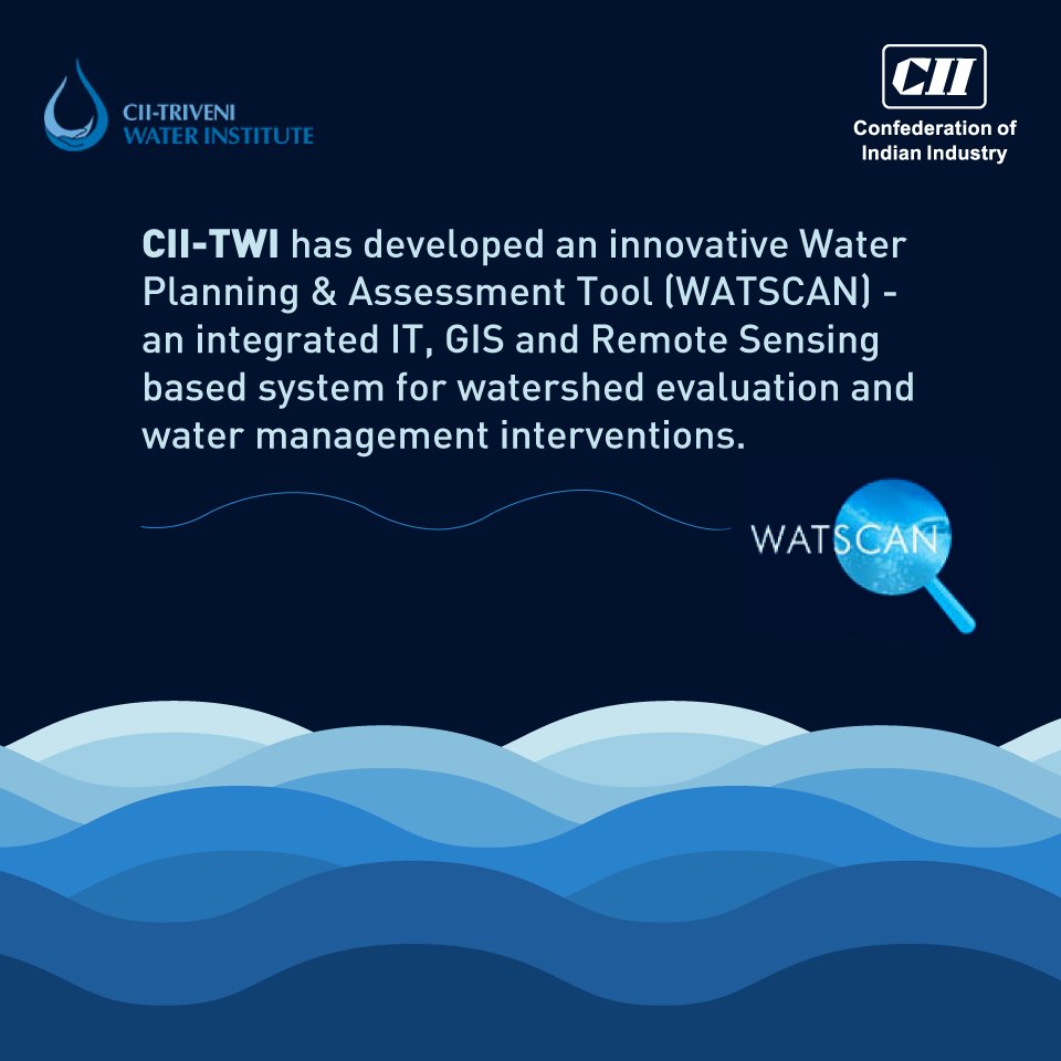 FollowCII's tweet photo. #WATSCAN of CII-Triveni Water Institute is a REAL success story - it helps entire city go DROUGHT-FREE. Know more>>https://t.co/gAI6OKHQ6H https://t.co/G4GgdEJ22S