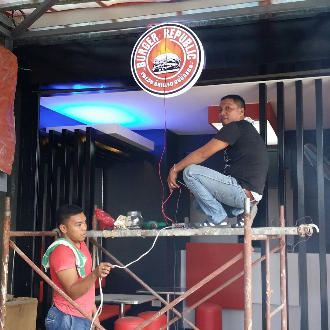 BurgerRep's tweet photo. We are opening soon! Find us at Pwesto Community Mall Holy Spirit Drive Don Antonio Heights QC. https://t.co/TN4vAZk6oI