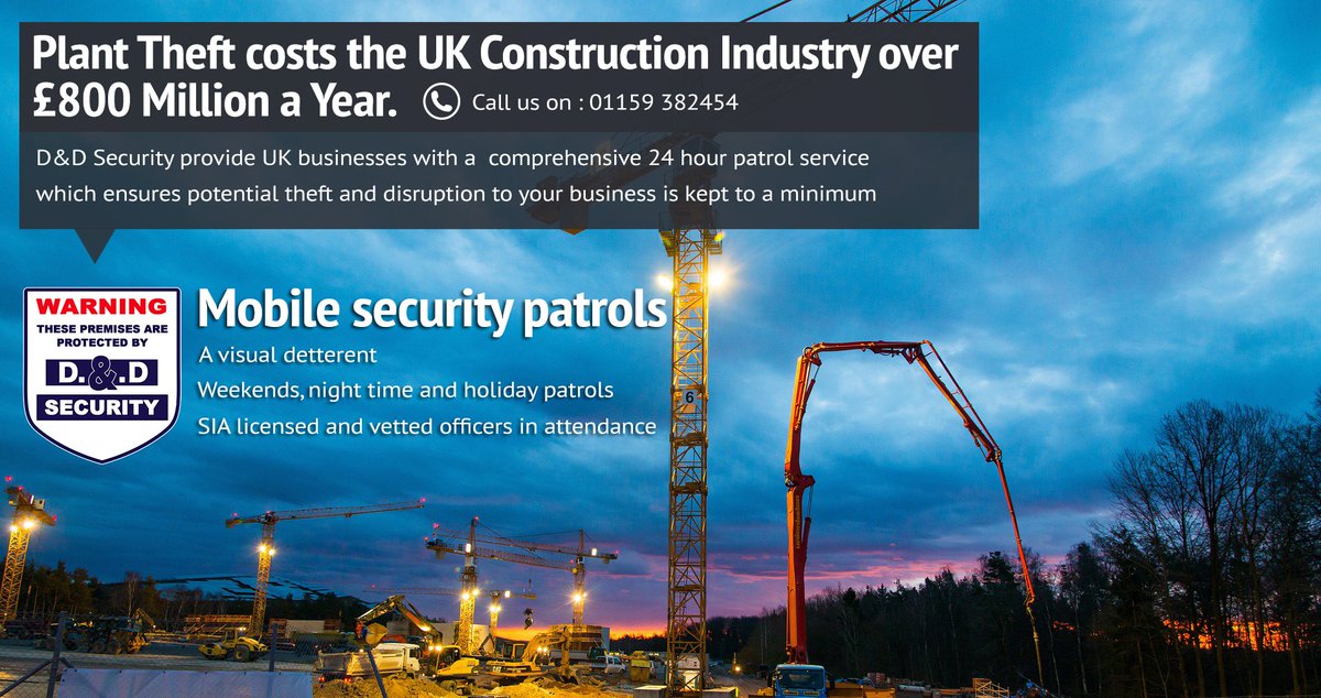 DDsecurityDerby's tweet image. Get you construction site protected professionally...
Guards on standby CCTV ready for install.
securityderby.co.uk
