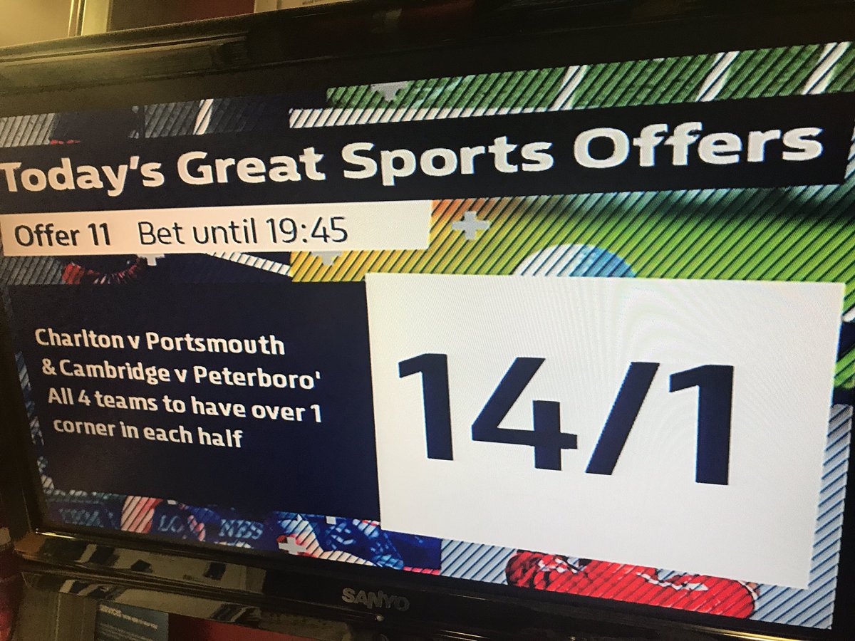 #Charlton #Portsmouth #Cambridge #Peterboro #GreatOffers