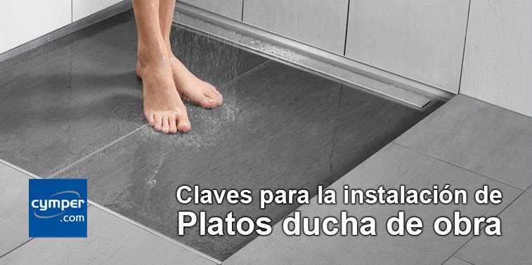 Claves para la instalación de platos de ducha de obra ow.ly/KfD5304UWTG