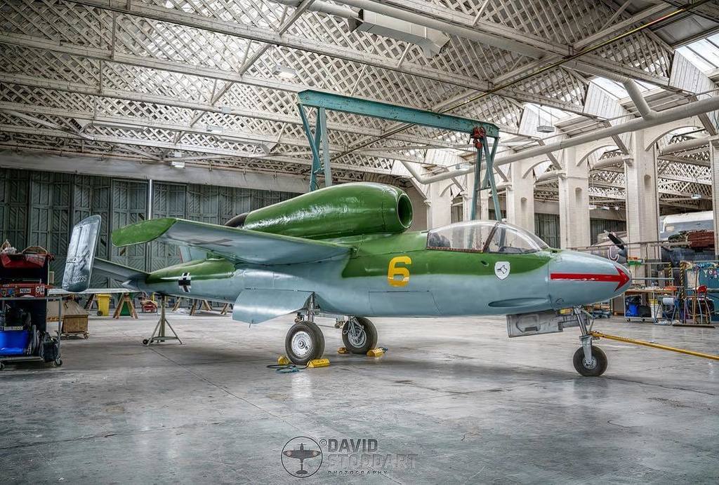 dstoddartphotos's tweet photo. Always nice to see the rarer #warbirds . Heinkel He 162 A-2 Salamander. #warbirdphotographer #ww2 #ww2planes #ww2h… https://t.co/bnannbkBOj https://t.co/3cOTVY2AZg