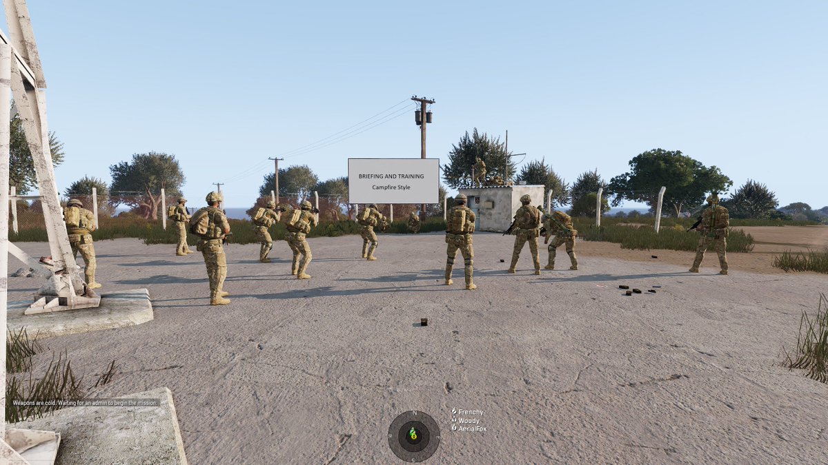 CampfireArma's tweet photo. Check out how Campfire does training @Arma3official style. We are go for missions #milsim https://t.co/xVC3op0Y3J