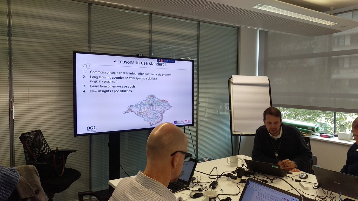 SpatialRed's tweet photo. Carsten Roensdorf @OrdnanceSurvey kicking off the Integrated Digital Built Environment Workshop #IDBE @opengeospatial @buildingSMART https://t.co/dBSQDgvDSD