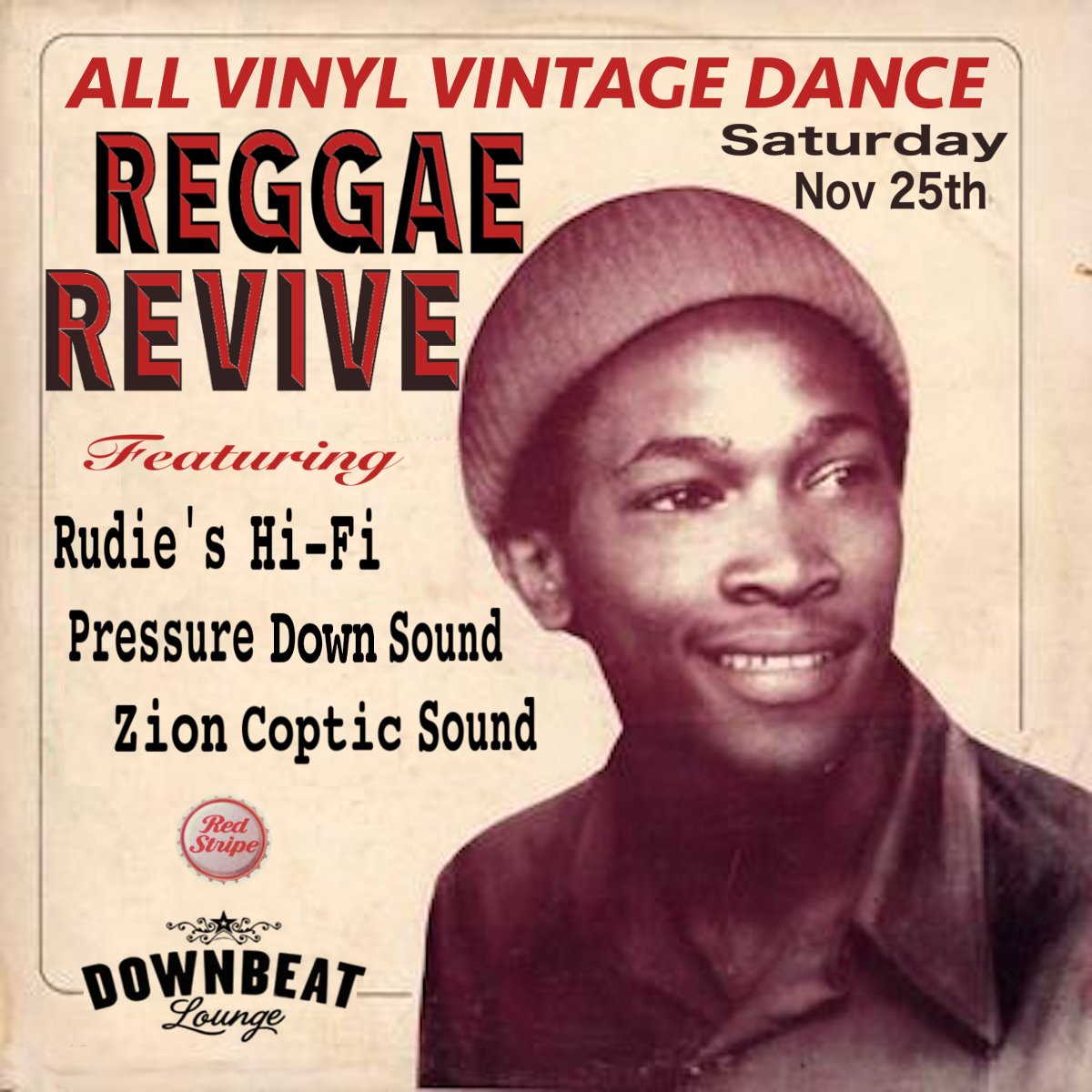 RudieHiFi's tweet photo. 4th Saturdays is #ReggaeRevive. Vintage vinyl selections from Honolulu's top collectors of Jamaican music. https://t.co/L0V9vffTJB