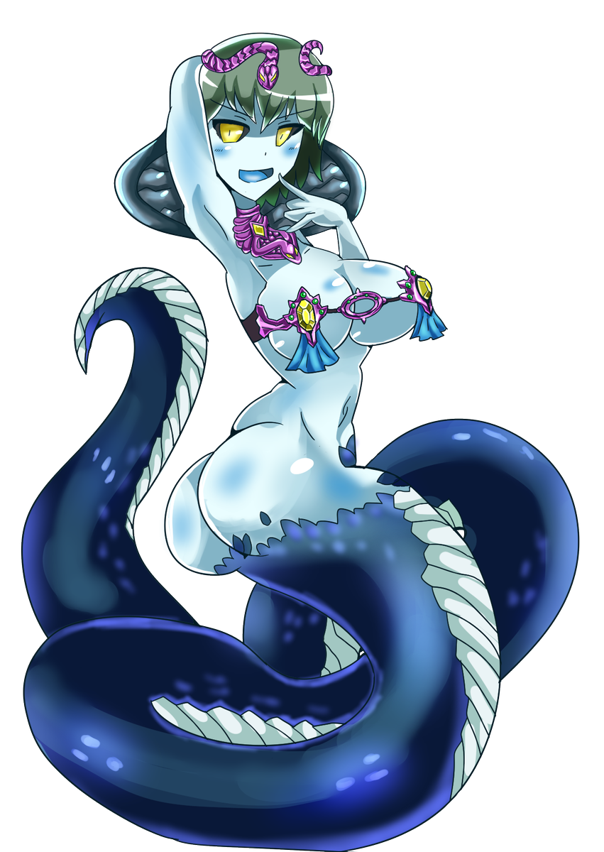 なめろう 魔 物 娘図鑑はいいぞ 魔物娘図鑑二次 Monstergirlencyclopedia おっぱいが素晴らしい ラミア娘を描きたかったんです W