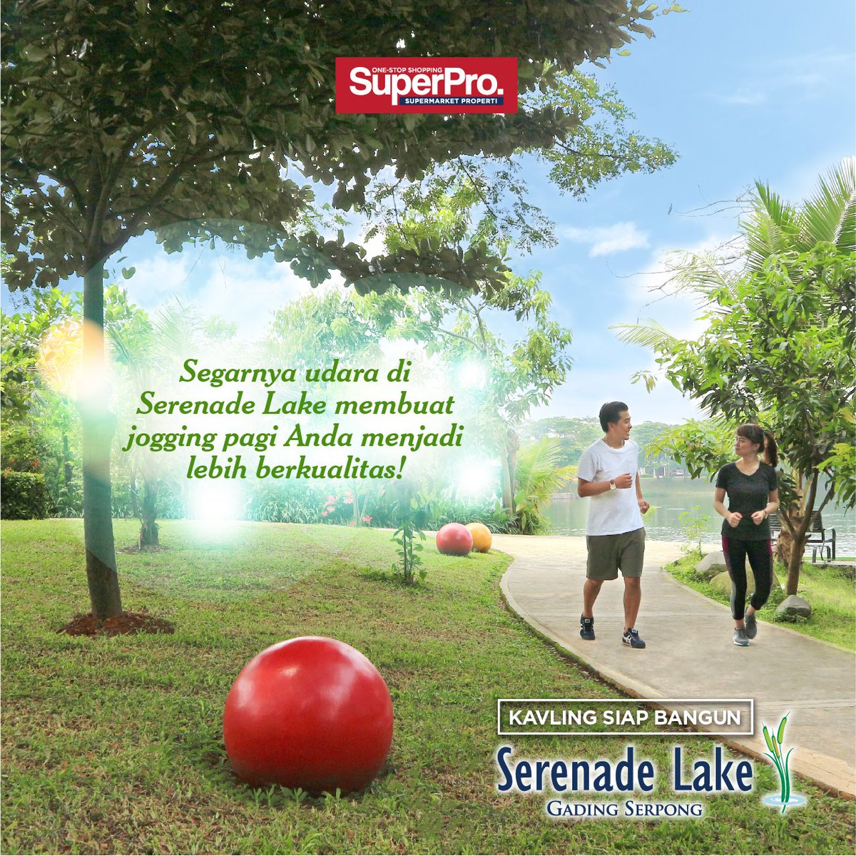 superproid's tweet photo. Hanya di Serenade Lake @ptparamountland Anda bisa menikmati olahraga yg lebih berkualitas karena kesegaran udara &amp; keteduhan lingkungannya. https://t.co/KNRxBdQAlG