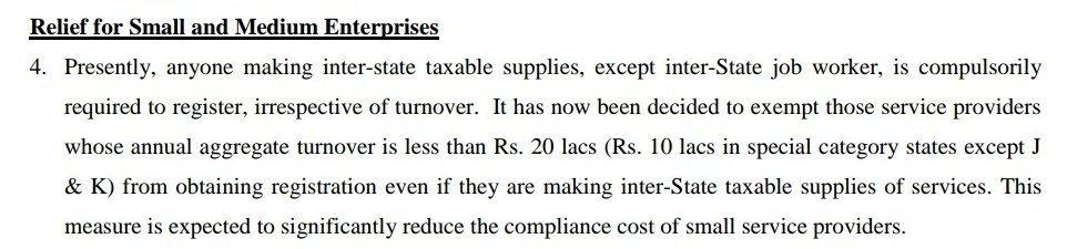 No GST Registation required if turnover less than 20lakhs.