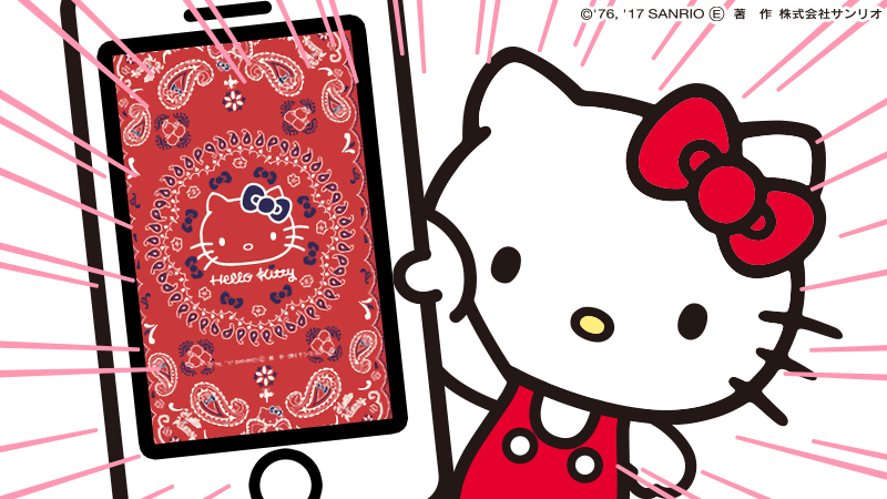 サンリオアニメモバイル 公式 Twitterren 今日の壁紙 キティ のスマホの壁紙どんなかな ペイズリー 柄にさりげなく キティのオシャレなデザインだよ Iphone Android対応 アイラブサンリオ T Co 3nyvlpmzq5