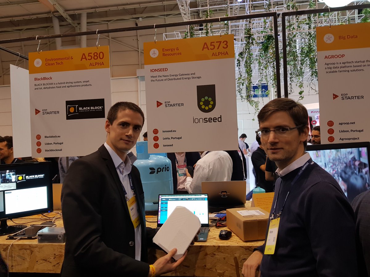 ionseed's tweet photo. Meet the NAOS Energy Gateway and the Future of Distributed Energy Storage at @WebSummit!
#WebSummit #Ionseed #EDPStarter #innoenergy #future https://t.co/rGlZycw2Jt