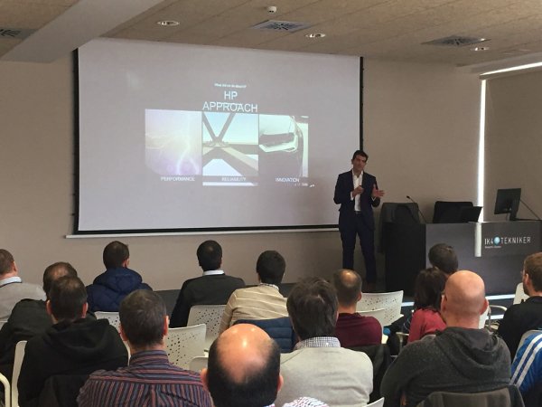 ibernova_esp's tweet photo. Toca el turno de @HPEspana en el #IberTOURSW18 con todas las innovaciones tecnológicas @IK4_TEKNIKER #SOLIDWORKS #SOLIDWORKS2018 https://t.co/i5rQvqvO9t