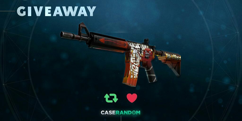 caserandom's tweet photo. Win 🏆 ★M4A4 | Hellfire ⏱️ in 10 hours!
-Go https://t.co/SUkY9vrFIV                   
-RT&amp;Like⌛️ https://t.co/zRW9oAYOLR