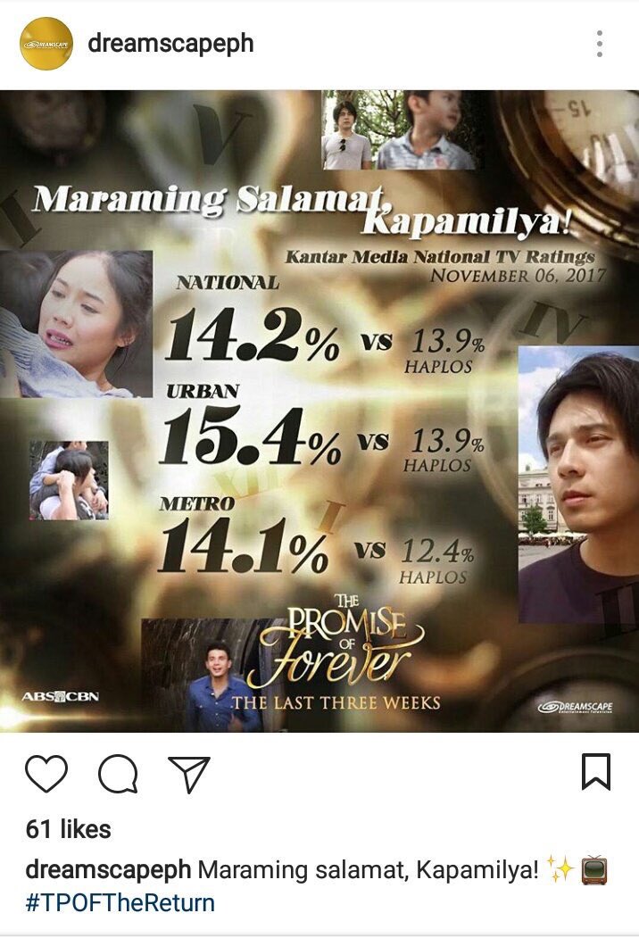 racine_ma's tweet photo. Congrats team PauRitz! @DreamscapePH @ABSCBN @direklauren #TPOFTheReturn https://t.co/JtJrueWXzc