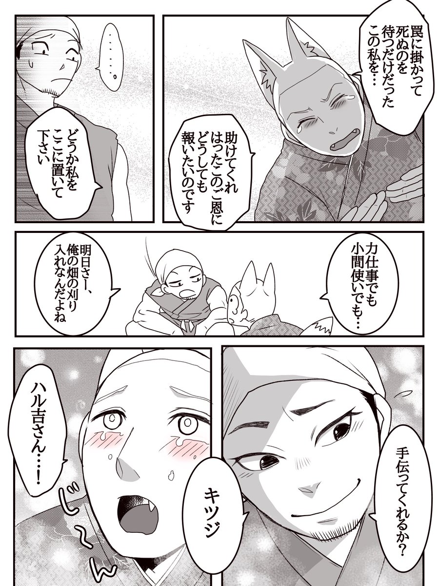 #キツジとハル君
狐の恩返し② 