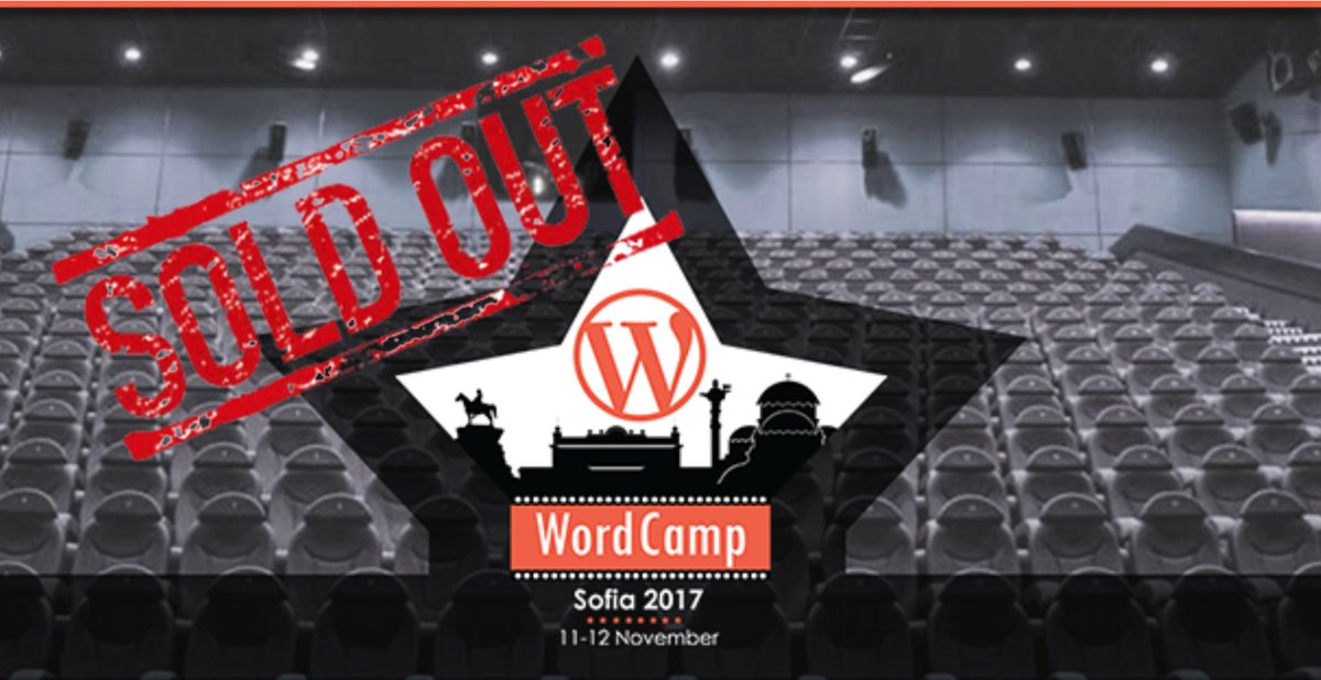 WordCampSofia's tweet photo. [Tickets Update] Additional final batch of #WCSOF tickets available. Get yours now. https://t.co/zKToGGqmje https://t.co/JK7W0rxtug