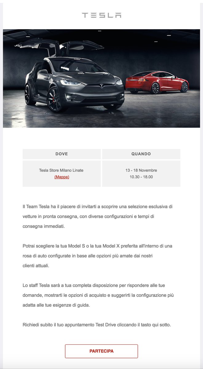 lamiatesla's tweet photo. Newsletter #tesla di oggi. https://t.co/TCr2XXtue1