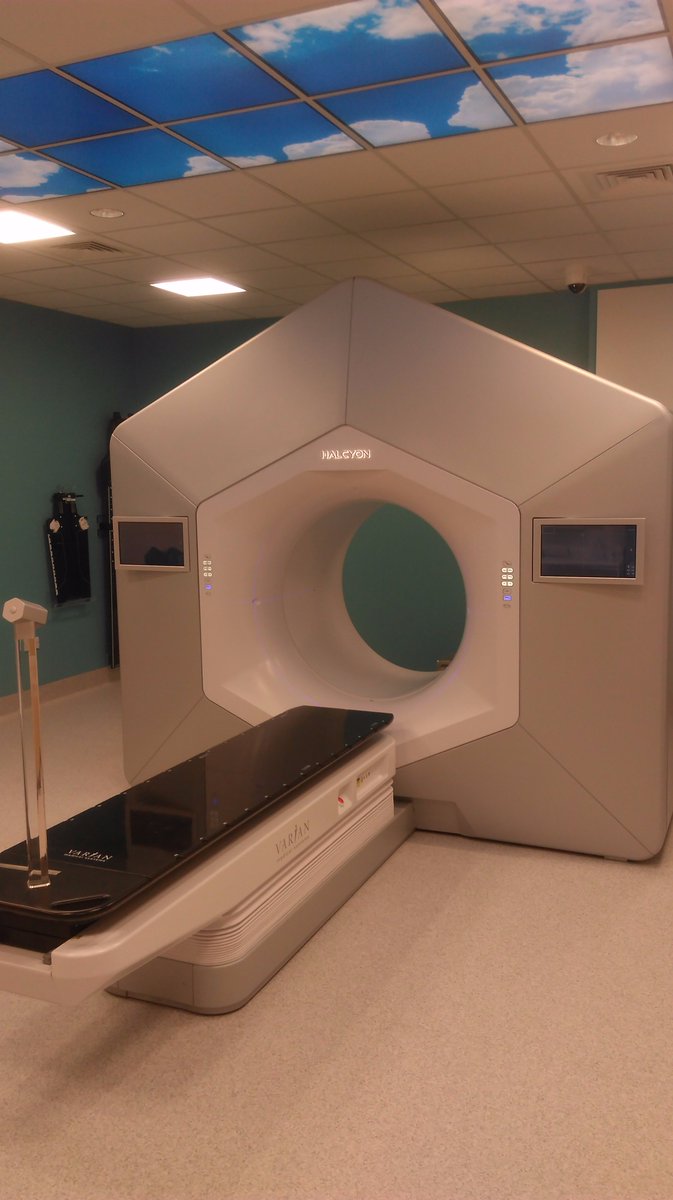 10/Here’s our brand new Halcyon treatment machine: the first of its kind in the UK. You can learn more about it here  https://www.varian.com/oncology/events-resources/centerline/introducing-halcyon-innovative-treatment-platform