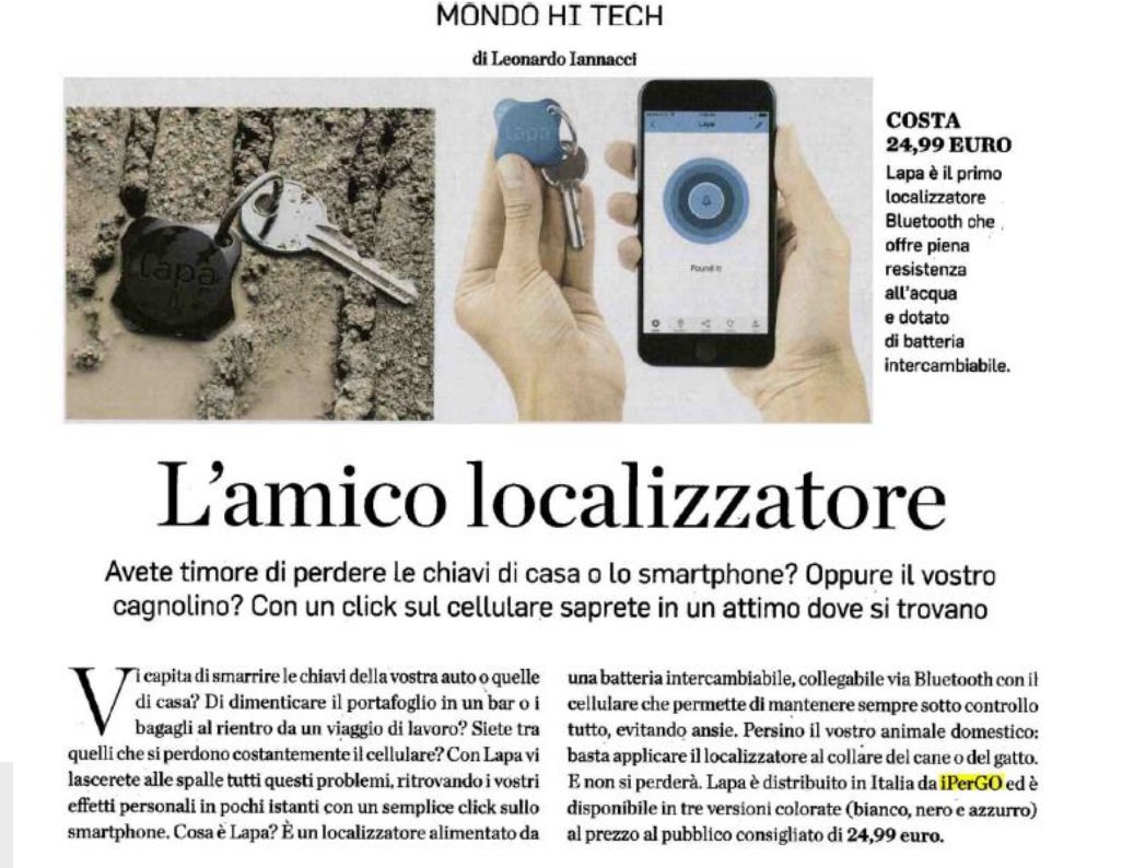 Pencil_Com's tweet photo. Sul mensile @AutoMese si parla del nuovo localizzatore #Lapa! @ipergoweb https://t.co/auaNNaRWys